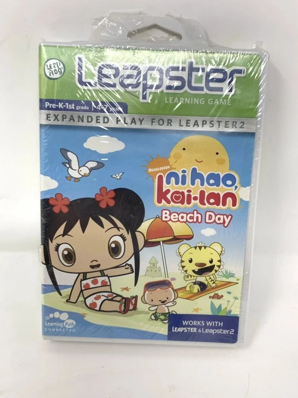 Ni Hao, Kai-lan,Beach Day Leapster Learning Game New Sealed
